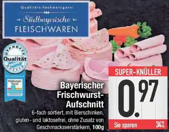 E-Center Bayerischer Frischwurst- Aufschnitt Angebot