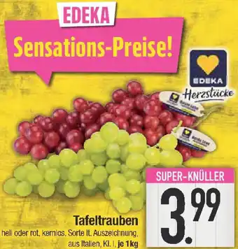 E-Center Tafeltrauben Angebot