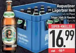 E-Center Augustiner Lagerbier Hell Angebot