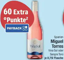 E-Center Spanien Miguel Torres Angebot