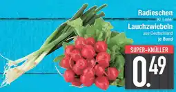 E-Center Radieschen Lauchzwiebeln Angebot