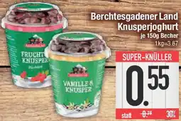 E-Center Berchtesgadener Land Knusperjoghurt Angebot
