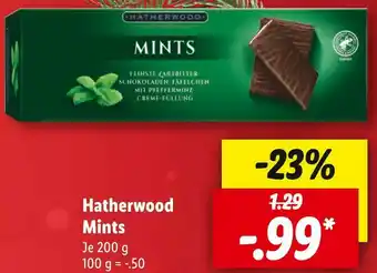 Lidl Hatherwood pfefferminzschokolade Angebot