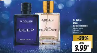 Lidl G. bellini eau de toilette Angebot