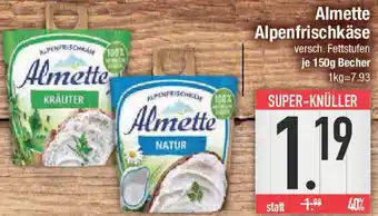 E-Center Almette Alpenfrischkäse Angebot