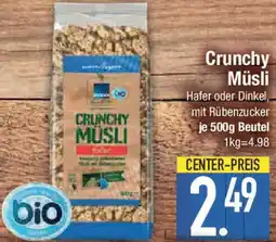 E-Center Crunchy Müsli Angebot