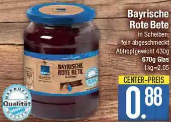 E-Center Bayrische Rote Bete Angebot