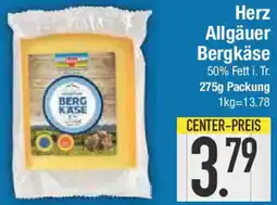 E-Center Herz Allgäuer Bergkäse Angebot