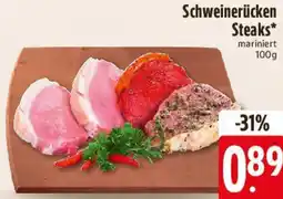 Edeka Schweinerücken Steaks Angebot