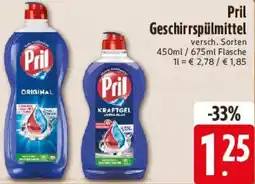 Edeka Pril Geschirrspülmittel Angebot