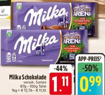 E-Center Milka Schokolade Angebot