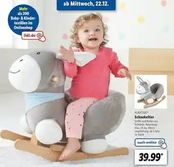 Lidl Playtive schaukeltier Angebot