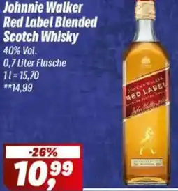 Simmel Johnnie Walker Red Label Blended Scotch Whisky Angebot