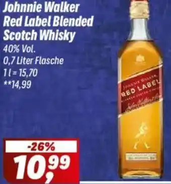 Simmel Johnnie Walker Red Label Blended Scotch Whisky Angebot