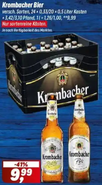 Simmel Krombacher Bier Angebot