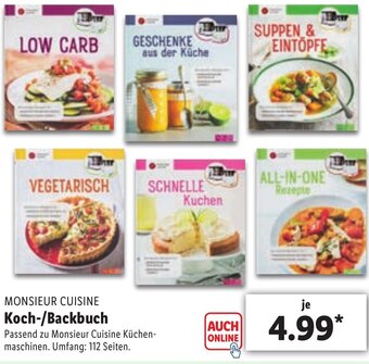 Lidl Monsieur Cuisine Koch Backbuch Angebot