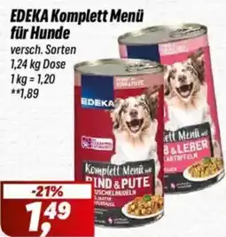 Simmel EDEKA Komplett Menü für Hunde Angebot