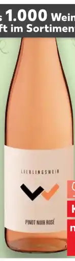 Kaufland Lieblingswein Pinot Noir Rosé Angebot