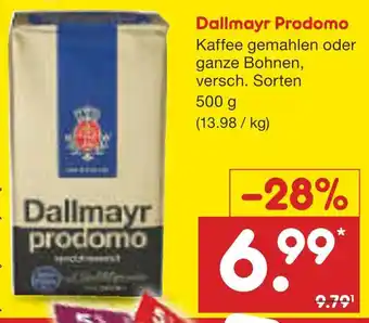 Netto Marken-Discount Dallmayr prodomo Angebot