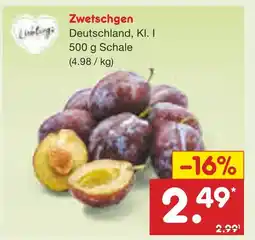 Netto Marken-Discount Zwetschgen Angebot