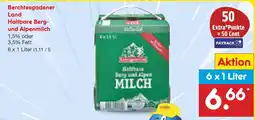 Netto Marken-Discount Berchtesgadener land haltbare berg- und alpenmilch 1,5% fett Angebot