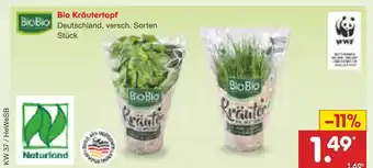 Netto Marken-Discount Biobio bio kräutertopf Angebot