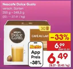 Netto Marken-Discount Nescafe dolce gusto cafe au lait Angebot