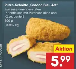 Netto Marken-Discount Puten-schnitte „cordon bleu art“ Angebot