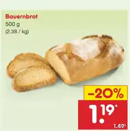 Netto Marken-Discount Bauernbrot Angebot