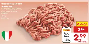 Netto Marken-Discount Hackfleisch gemischt „bolognese“ Angebot