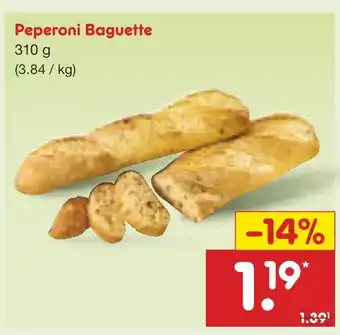 Netto Marken-Discount Peperoni baguette Angebot