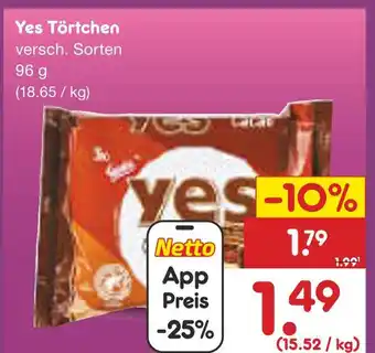 Netto Marken-Discount Yes törtchen Angebot