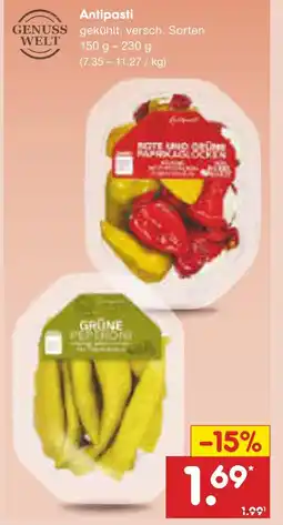 Netto Marken-Discount Genusswelt antipasti Angebot