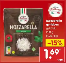 Netto Marken-Discount Mozzarella gerieben Angebot