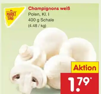 Netto Marken-Discount Markttag champignons weiß Angebot