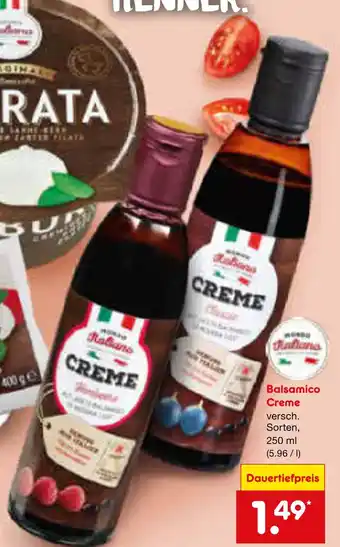Netto Marken-Discount Mondo italiano balsamico creme himbeere Angebot