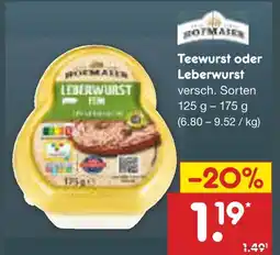 Netto Marken-Discount Rügenwalder mühle teewurst Angebot