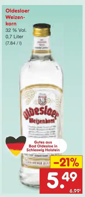 Netto Marken-Discount Oldesloer weizenkorn Angebot