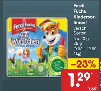 Netto Marken-Discount Ferdi fuchs kindersortiment Angebot