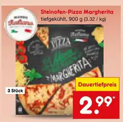 Netto Marken-Discount Mondo italiano steinofen-pizza margherita Angebot