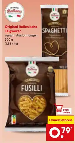 Netto Marken-Discount Mondo italiano italienische teigwaren Angebot
