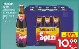 Netto Marken-Discount Paulaner spezi Angebot