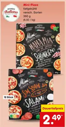 Netto Marken-Discount Mondo italiano mini-pizza Angebot