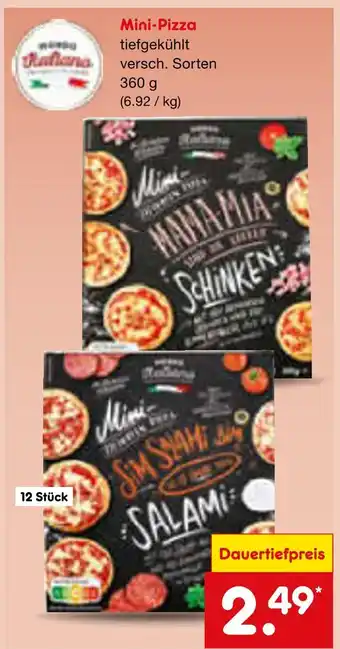 Netto Marken-Discount Mondo italiano mini-pizza Angebot
