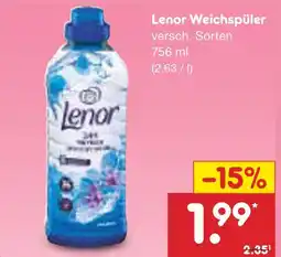 Netto Marken-Discount Lenor weichspüler Angebot