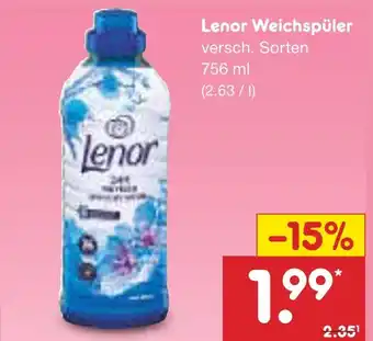 Netto Marken-Discount Lenor weichspüler Angebot