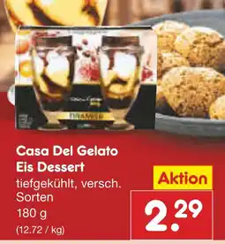 Netto Marken-Discount Casa del gelato eis dessert Angebot