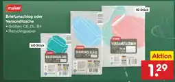 Netto Marken-Discount Maker briefumschlag Angebot