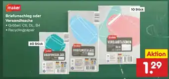 Netto Marken-Discount Maker briefumschlag Angebot