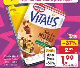 Netto Marken-Discount Dr. oetker vitalis schoko müsli klassisch Angebot